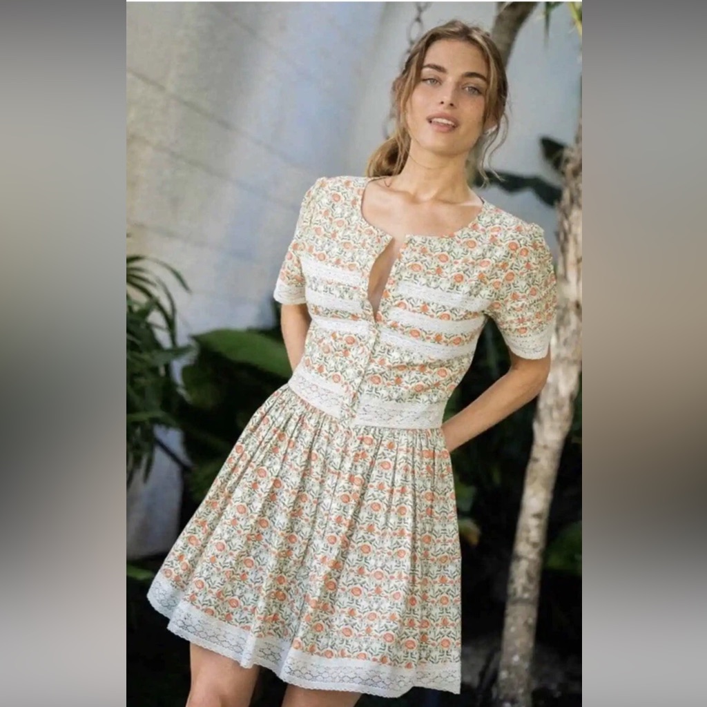 Krewe Du Q Floral Patterned Garment